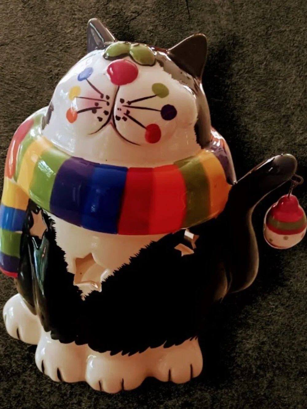 Whimsical Fat Cat Tealight Candle Holder/Luminary - Cat Lovers!!